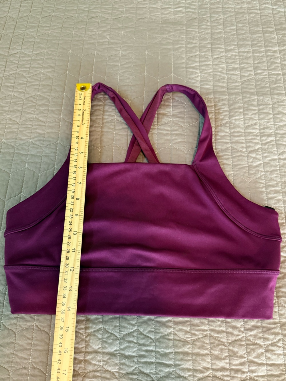 FP Movement by Free People Mauve Purple Square Neck Sports Bra - Picture 3 of 6